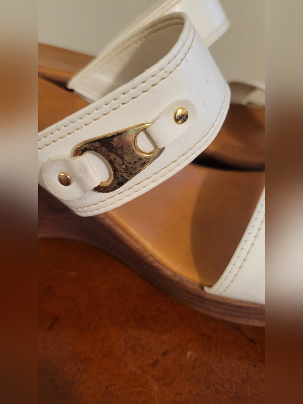 Italian Shoemakers Wedge Sandal Size 8.5 - Picture 2 of 10